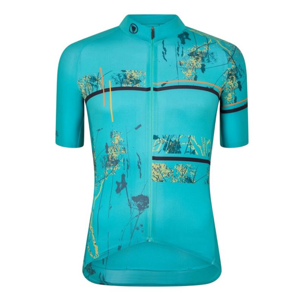 Endura Mens Endura FS260 Abstract Cycling Jersey / Blue